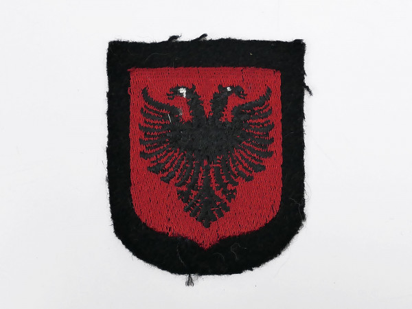 Waffen SS Freiwilligen Ärmelabzeichen Albanien Uniform Ärmelschild Skanderbeg Albanische Nr.1