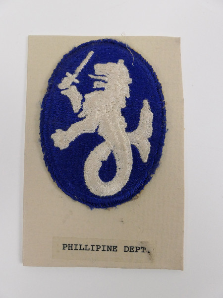 Original US ARMY WW2 Abzeichen Badge Philippine Department Patch - U.S. Command / Special Units