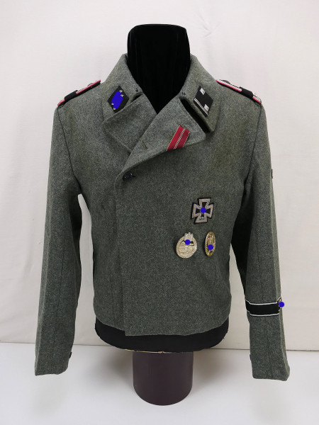 Waffen SS Sturmgeschützjacke Uniform Feldbluse Sturmgeschütz LAH Leibstandarte