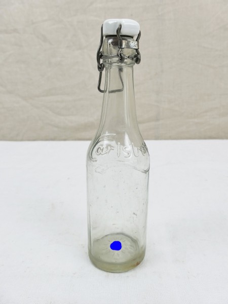 WW2 Carlsberg Flasche Glas Bierflasche -klein- 1935