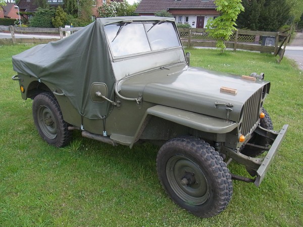 US Army Rain Cover Willy's Jeep MB Persenning Abdeckung Ford GPW Hotchkiss Regenschutz