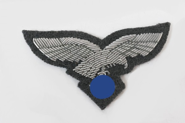 Luftwaffe Mützenadler Offizier gestickt