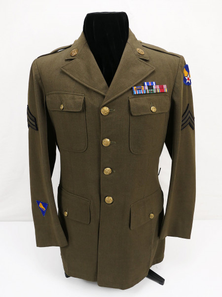 Original US Air Force WW2 Service CLASS A UNIFORM JACKET US39 Ausgehuniform Sergeant 1942