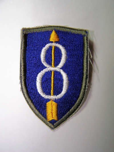 8th Infantry Division Patch Abzeichen
