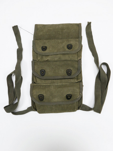 Legion Etrangere Frankreich Carrier Grenade 3-Pocket / 3er Handgranaten Tasche Indo China Vietnam