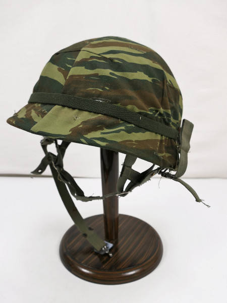 Fallschirmjägerhelm / Paratrooper FJ Stahlhelm Griechische Armee