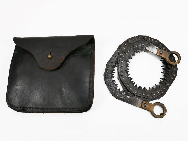 US Army WW2 Säge 1941 mit Leder Tasche / Saw