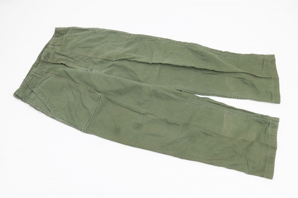 Original US Vintage Trousers Vietnam 1968 Cotton Sateen OG-107 TYPE 1 - W32/L29