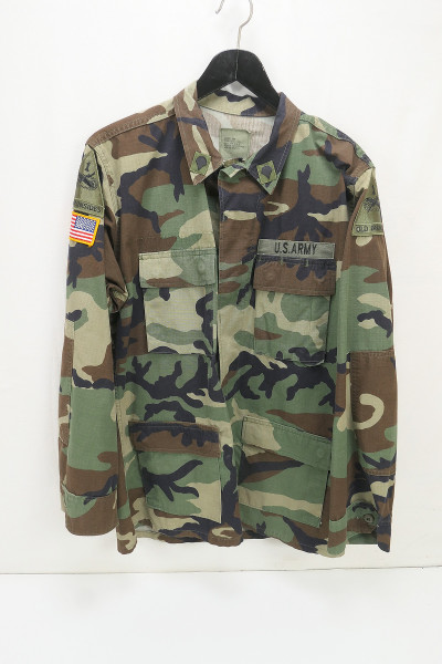 US Army Feldhemd Coat Hot Weather Camouflage Woodland - Rip Stop - Medium Long