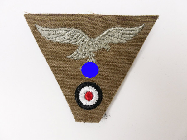 Effekten Luftwaffe Tropen Trapez Mützenadler Afrikakorps für Feldmütze Tropenmütze