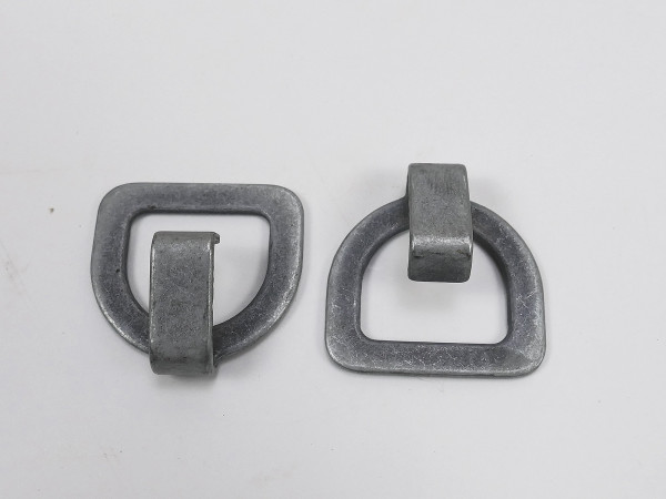 2x Haken Metallbeschlag Tornister Rucksack Ersatzteil Wehrmacht auch Gardrobenhaken