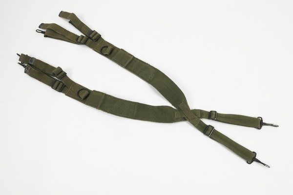 #8 ORIGINAL US ARMY WW2 Suspenders Koppeltragehilfe oliv