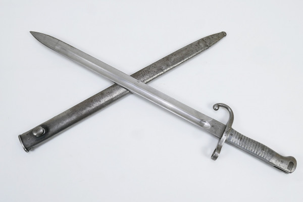 Bajonett M1881 Modelo Argentino Nummerngleich Argentinisches Seitengewehr mit Hersteller
