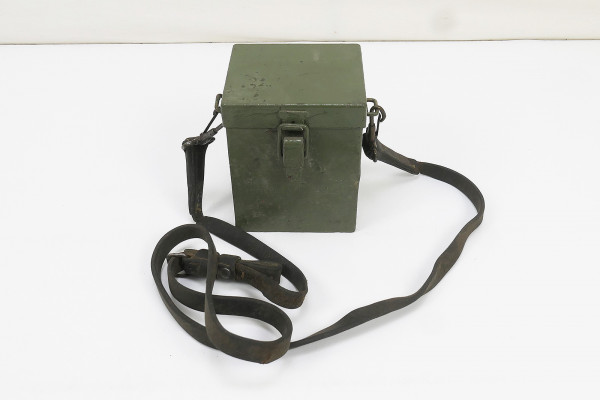 #3 US ARMY WW2 Carrying Case T42 Metall Behälter für M4 Sight 60mm Mortar Optik