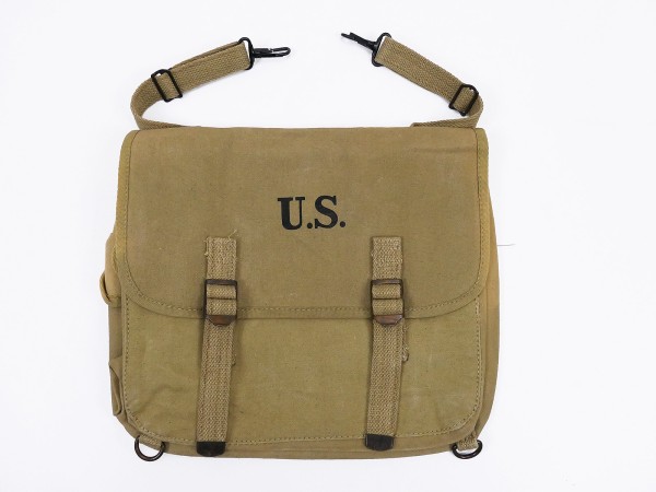 US WW2 M1936 MUSETTE BAG Field Tasche Kampftasche Canvas khaki