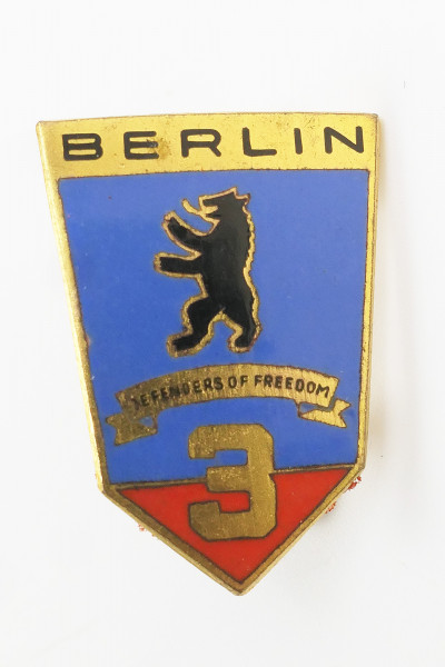 #2 Crest USA 3th Infanterie Bataillon 1963-84 Berlin PIN Abzeichen