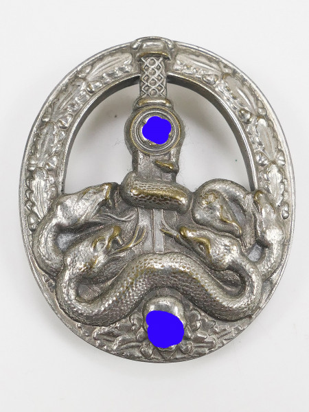 Bandenkampfabzeichen Wehrmacht Stufe Silber massiv