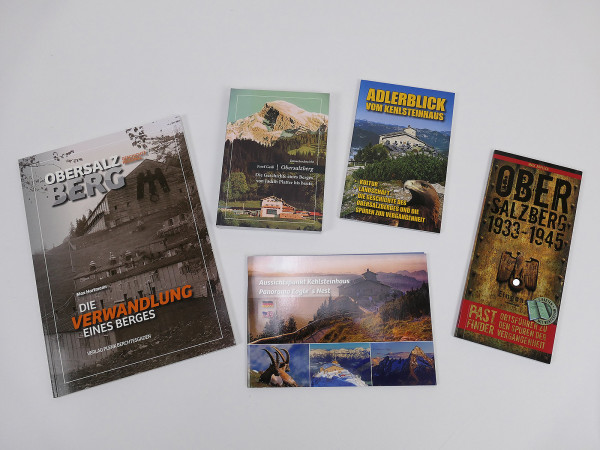 5x Buch / Broschüre Ortsführer - Obersalzberg Hitlers Berg Kehlsteinhaus Bunkeranlagen Geschichte