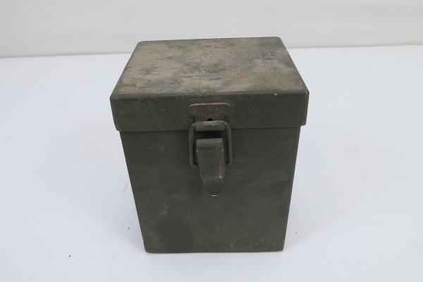 #F US ARMY WW2 Carrying Case T42 Metall Behälter für M4 Sight 60mm Mortar Optik