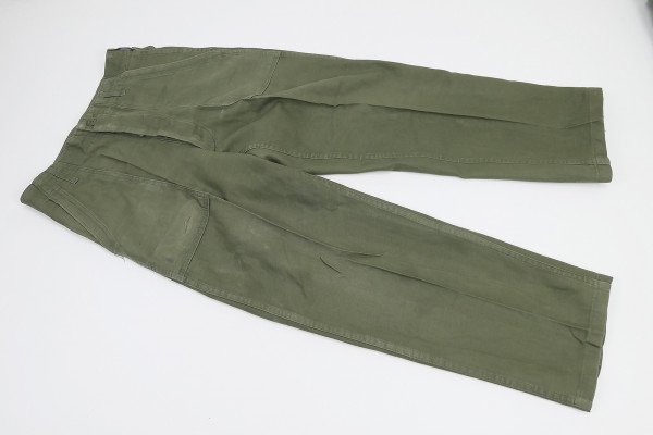 Original US Vintage Trousers Cotton Sateen OG 107 Vietnam Era 1972 - W30/L29
