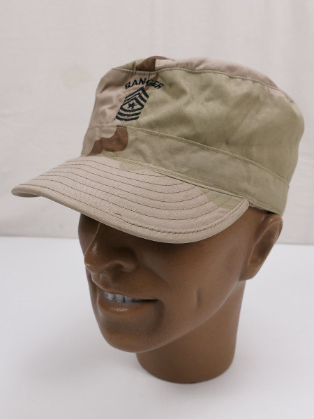 UNIKAT Custom Made US Army RANGER BDU Patrol Cap 3 Desert camo size 58 AFGHANISTAN KABUL