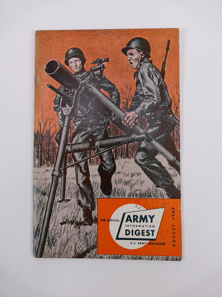 US ARMY Information Digest Heft Magazin Zeitschrift NAM Vietnam August 1960