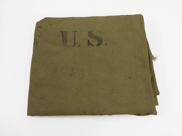 Original US Army WW2 khaki Zeltplane Zelt Shelter Zeltbahn