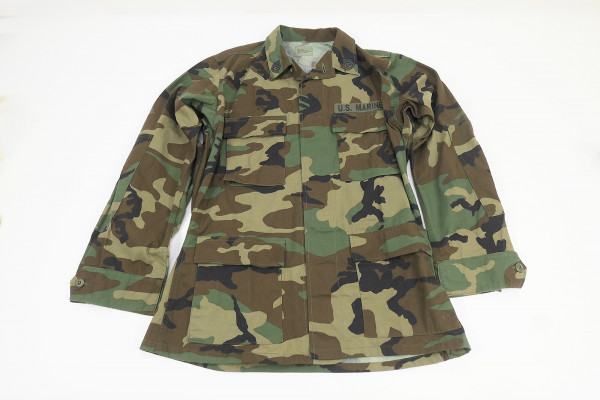 US Army USMC Feldhemd Coat Camouflage Woodland - Medium Long