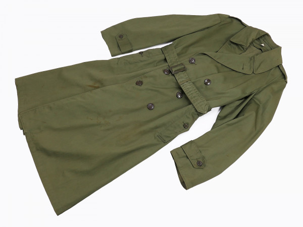 Original US Overcoat Cotton OG107 Mantel Trench Coat 1953 Gr. Small Korea Krieg 50er Jahre