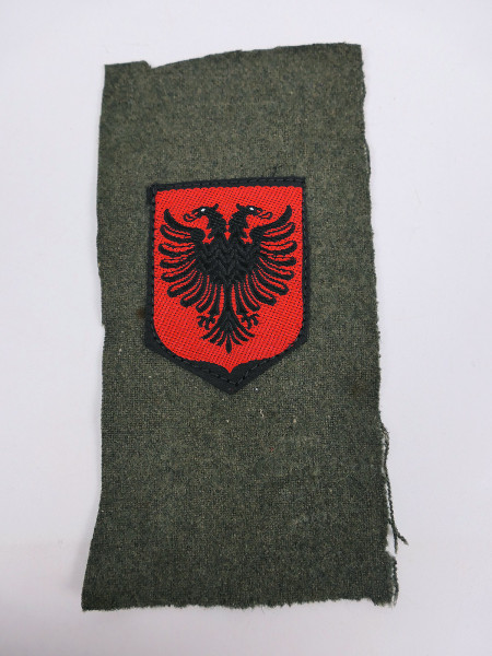 Ärmelabzeichen Uniform Ärmelschild Freiwilligen Elite Albanien auf Stoff Feldbluse