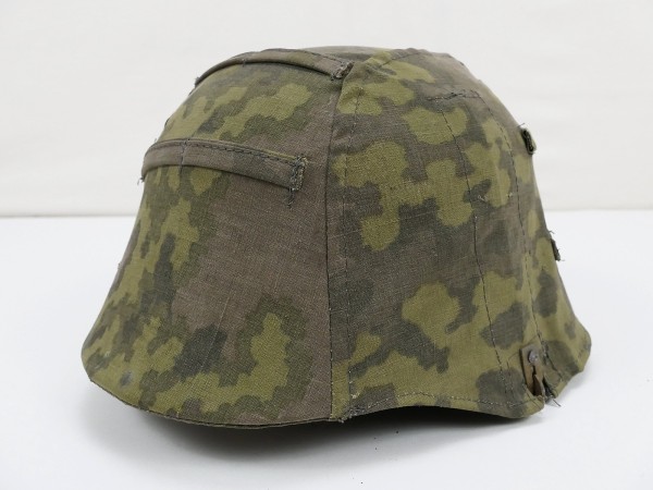 #EE Waffen SS Stahlhelm Helmbezug Eichenlaub Helmtarnbezug aus original Tarn Stoff