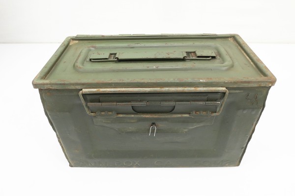 #B WW2 US Army Ammunition Box 105 CAL .50 M2 Munitionskiste Ammo Metallkiste