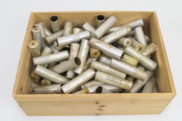 WK2 Wehrmacht Signalmunition Rauchballpatrone SigPi Leuchtpatronen leer Hülse