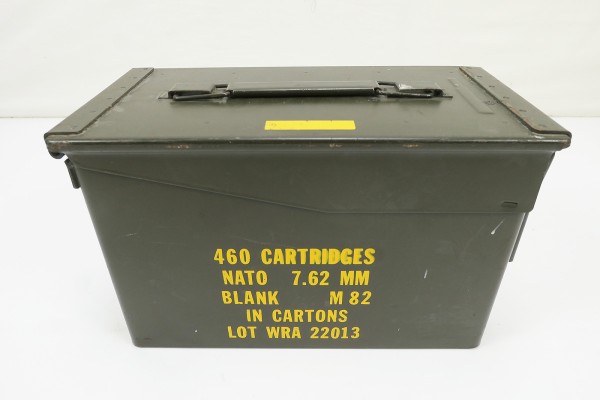 US Ammo Box 7.62mm Manöver Munition 460 Cartridges Munitionskiste