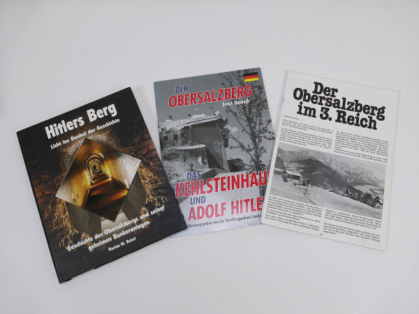 3x Buch / Broschüre - Obersalzberg Hitlers Berg Kehlsteinhaus Bunkeranlagen