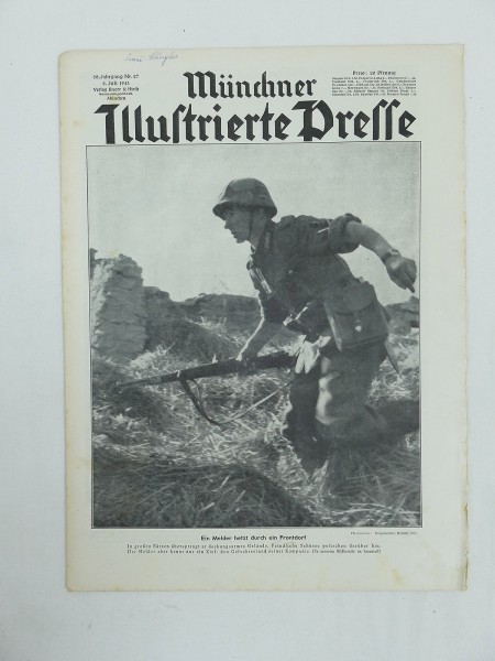 Münchner Zeitschrift Illustrierte Presse Zeitung JG.20/Nr.27 Ausgabe 8. Juli 1943
