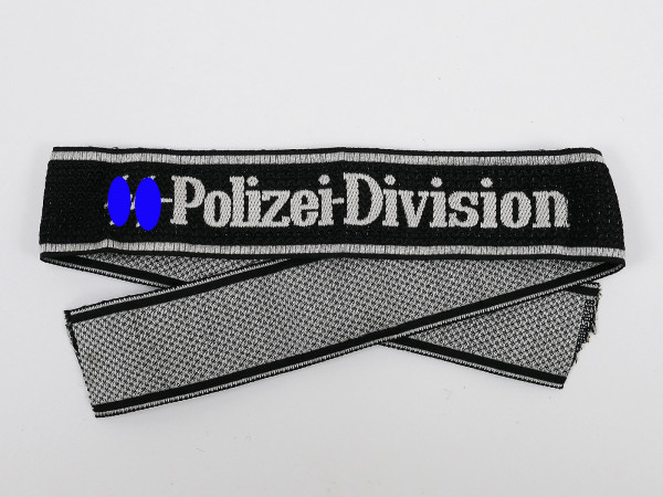 Ärmelband SS Polizei Division gewebt