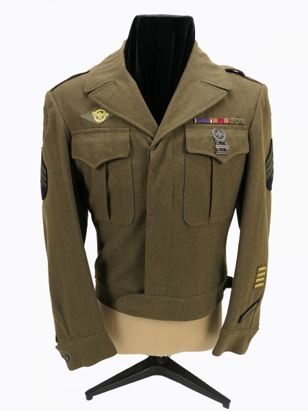 US ARMY WW2 Jackets Field Wool OD Ike Jacket Uniformjacke 36R 1944 datiert