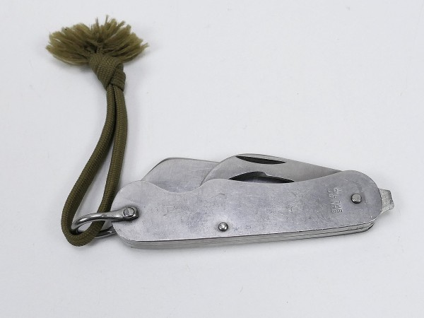 British Army Pocket Knife Taschenmesser Oil the Joints 1989 mit Widmung