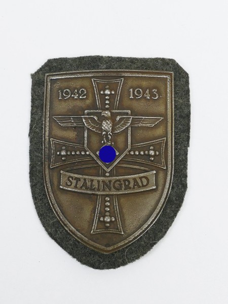 Wehrmacht Ärmelschild Stalingrad 1942 1943 Stalingradschild Feldbluse