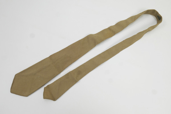 US WW2 GI Khaki Neck Tie - Krawatte Uniform Hemd Schlips Binder