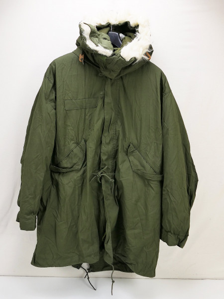 US Army Parka M-1965 Extreme Cold Weather + Futter Liner + Fellkapuze oliv Medium TOP