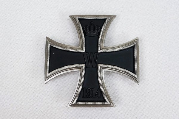 WK1 Eisernes Kreuz 1.Klasse 1914 EK1 an Nadel gewölbte Ausführung
