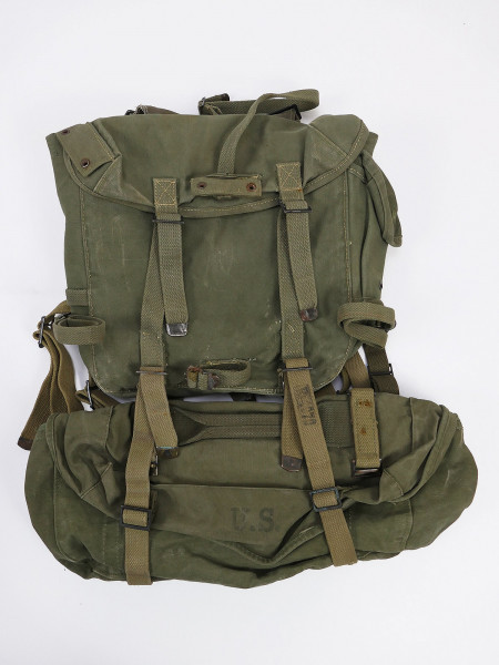 SET TYPE WW2 / VIETNAM Gepäck Pack Field Combat M-1945 Tasche + Pack Field Cargo Tasche