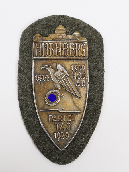 F.A.D. Ärmelschild Nürnberg NSDAP Parteitag 1929