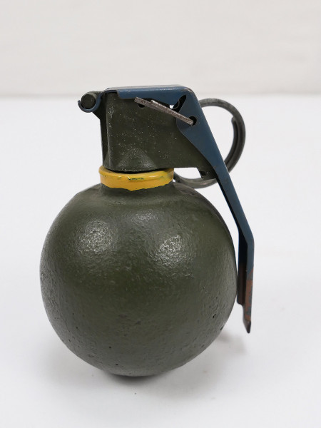 Vintage US ARMY Vietnam DEKO M67 Grenade Handgranate Metall Granate