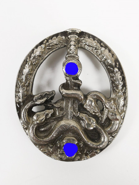 Wehrmacht Bandenkampfabzeichen NS Stufe Bronze Partisanen halbhohl