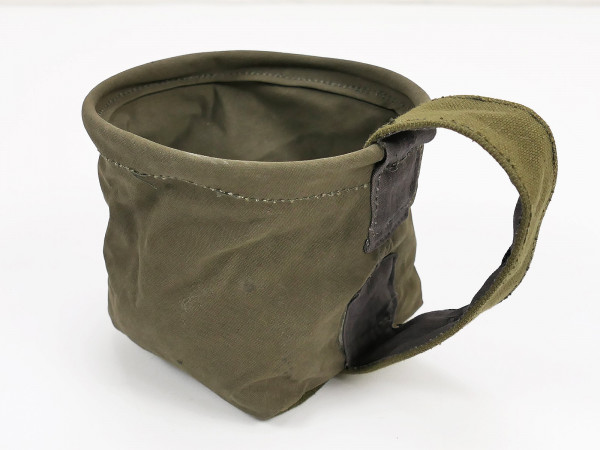Luftwaffe 1x Stück kleiner Schöpfeimer Falteimer 1941 L.B.A. für Schlauchboot