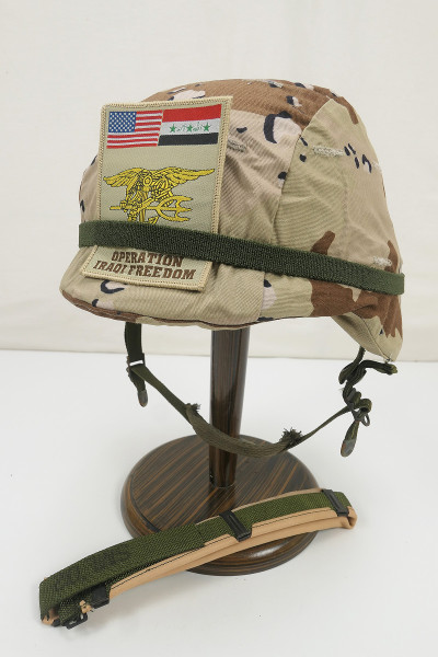 #AB Nato PASG Paratrooper Gefechtshelm Combat Helm Gr. Medium mit US Desert Helmbezug