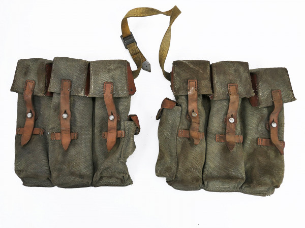 Einzelpaar - Wehrmacht 2x Magazintasche Sturmgewehr 44 STGW44 MP44